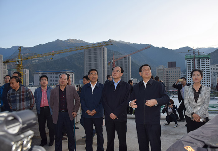 全國、省市政協(xié)委員體驗(yàn)蘭渝鐵路、視察階州廣場